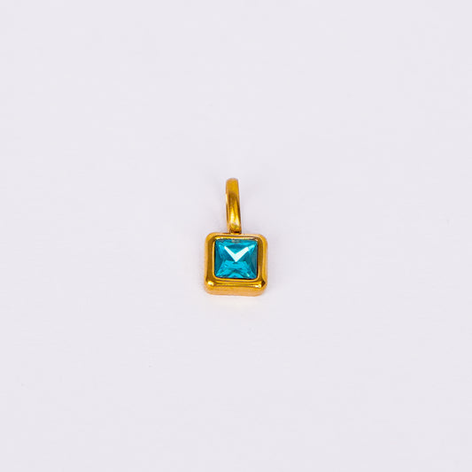 Black Geometric Gold Accent Necklace