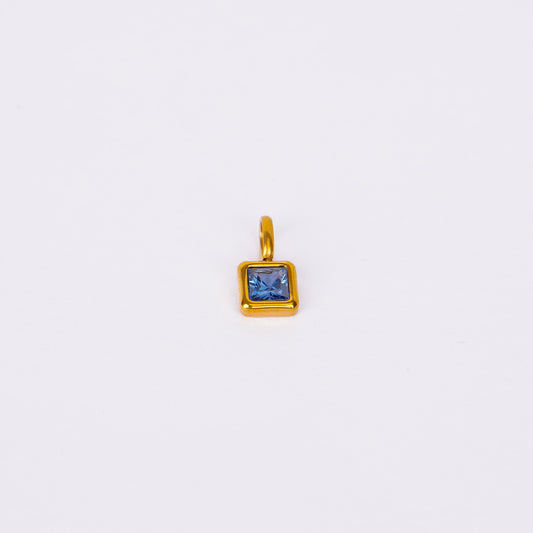 Black Geometric Gold Accent Necklace