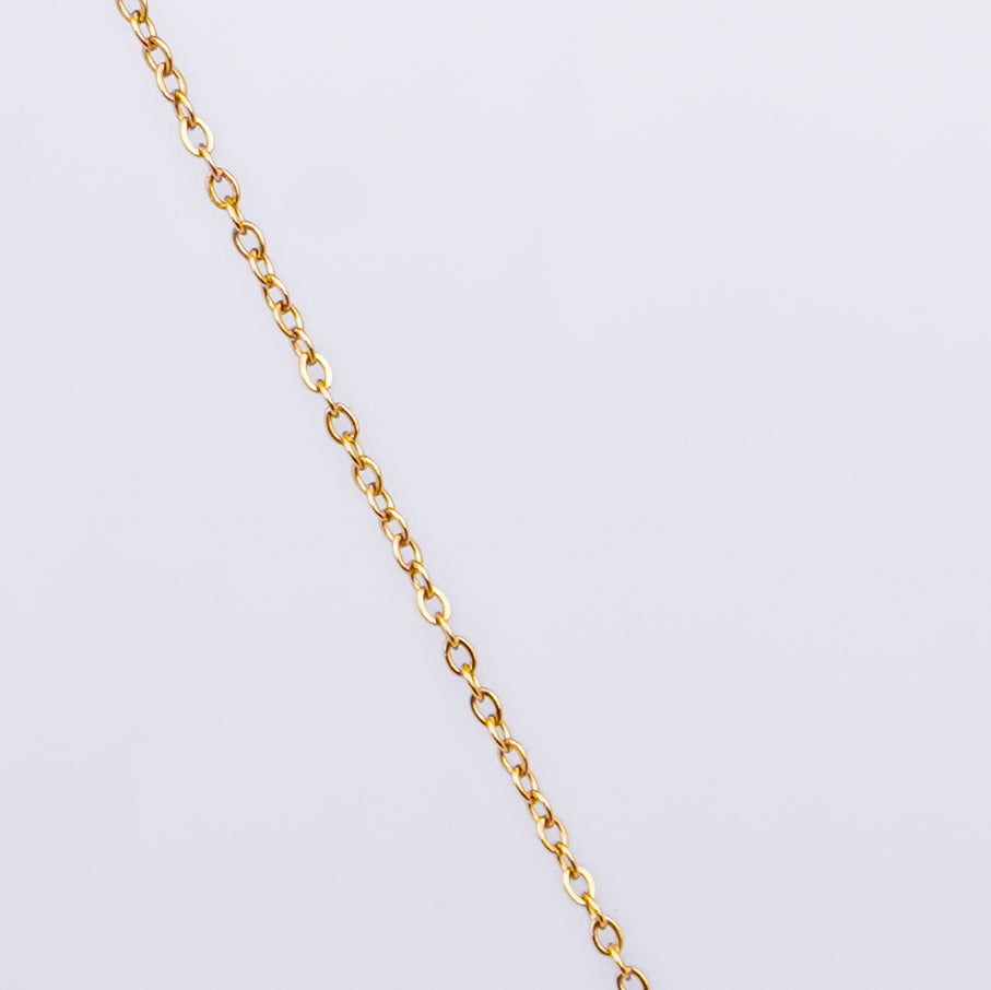 Golden Teddy Charm Necklace