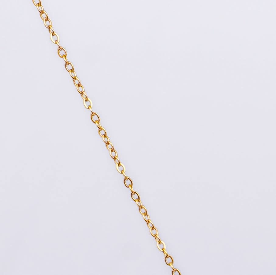 Golden Teddy Charm Necklace