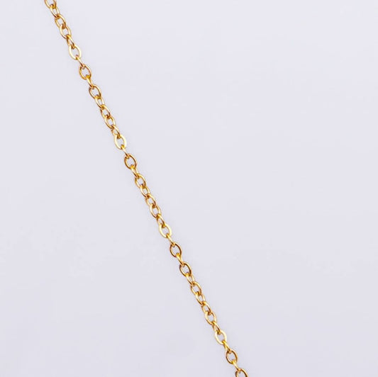 Golden Teddy Charm Necklace