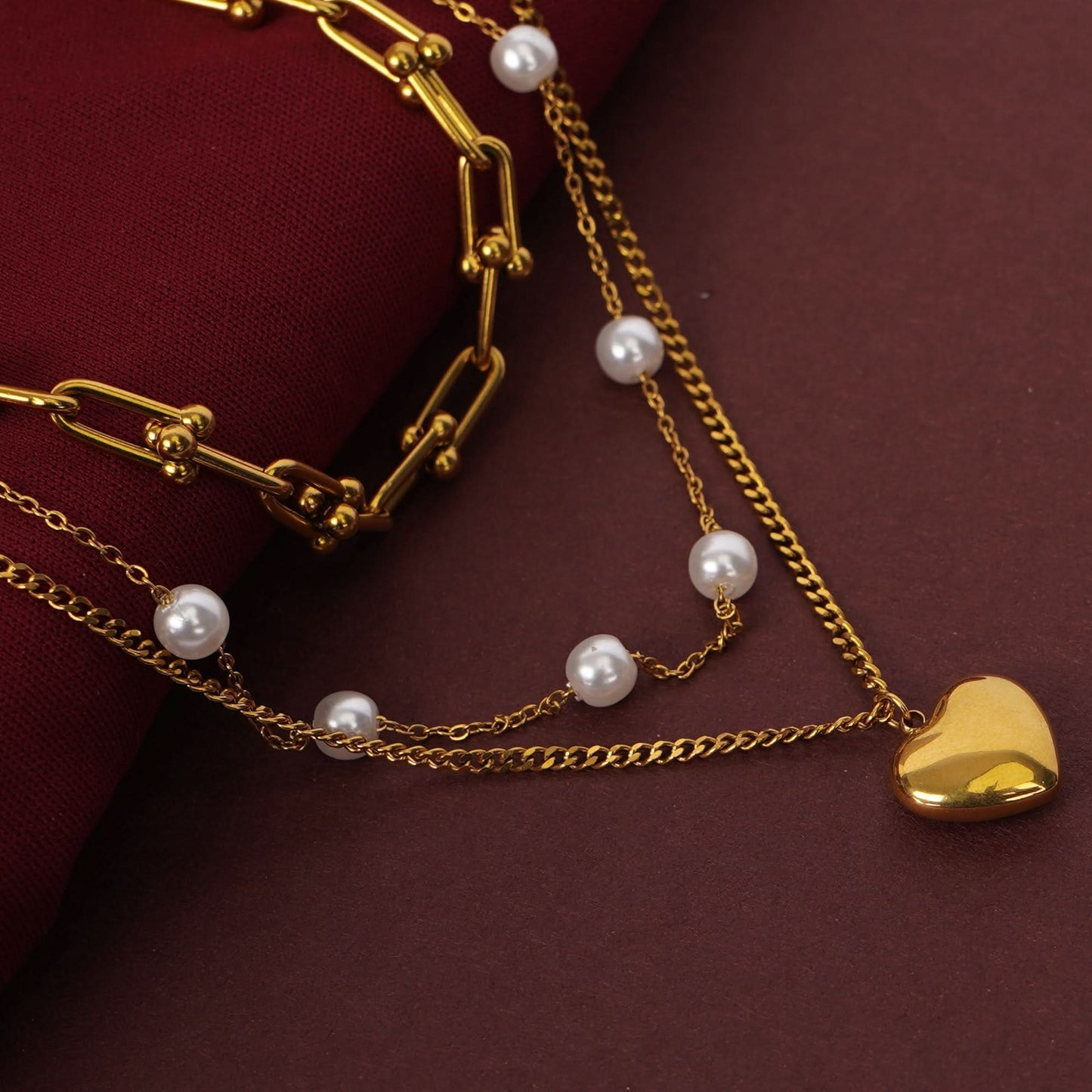 Luxe Love Layered Chain