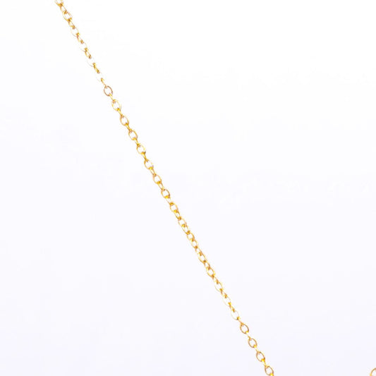 Golden Water Drop Pendant Necklace