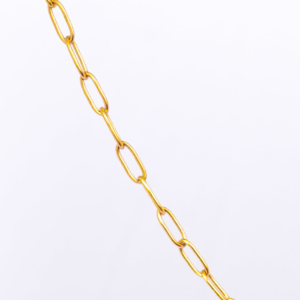 Golden Waterdrop Elegance Necklace