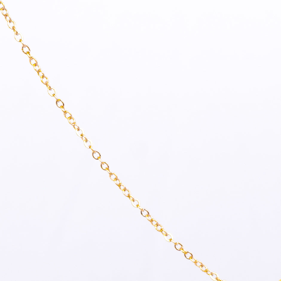 Gold Letter Pendant Necklace