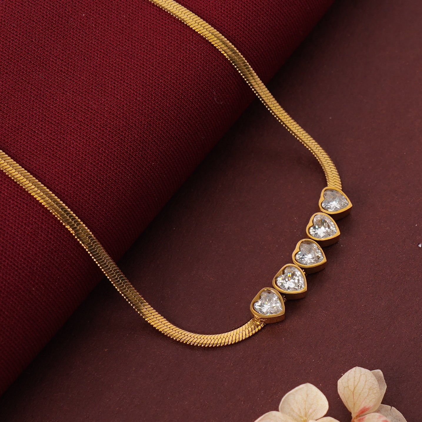 Heart of Diamonds Necklace