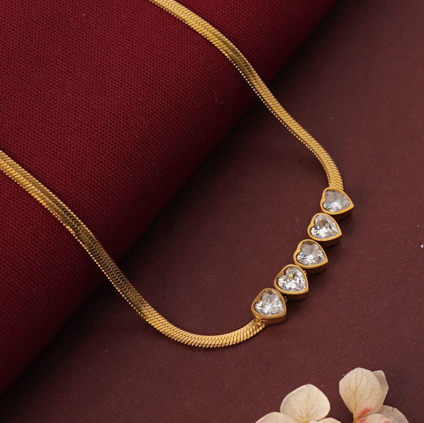 Heart of Diamonds Necklace