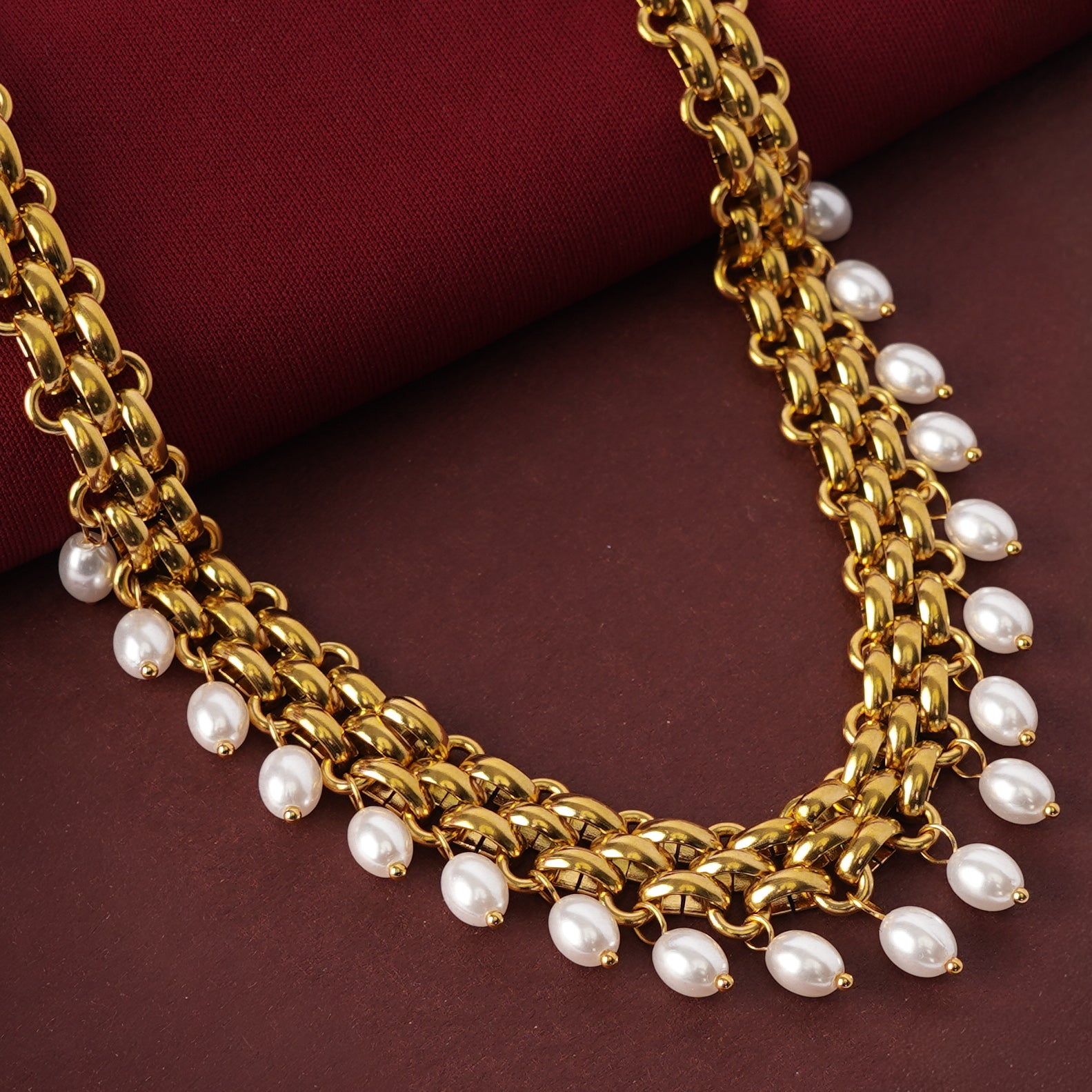 Royal Pearl Layered Necklace