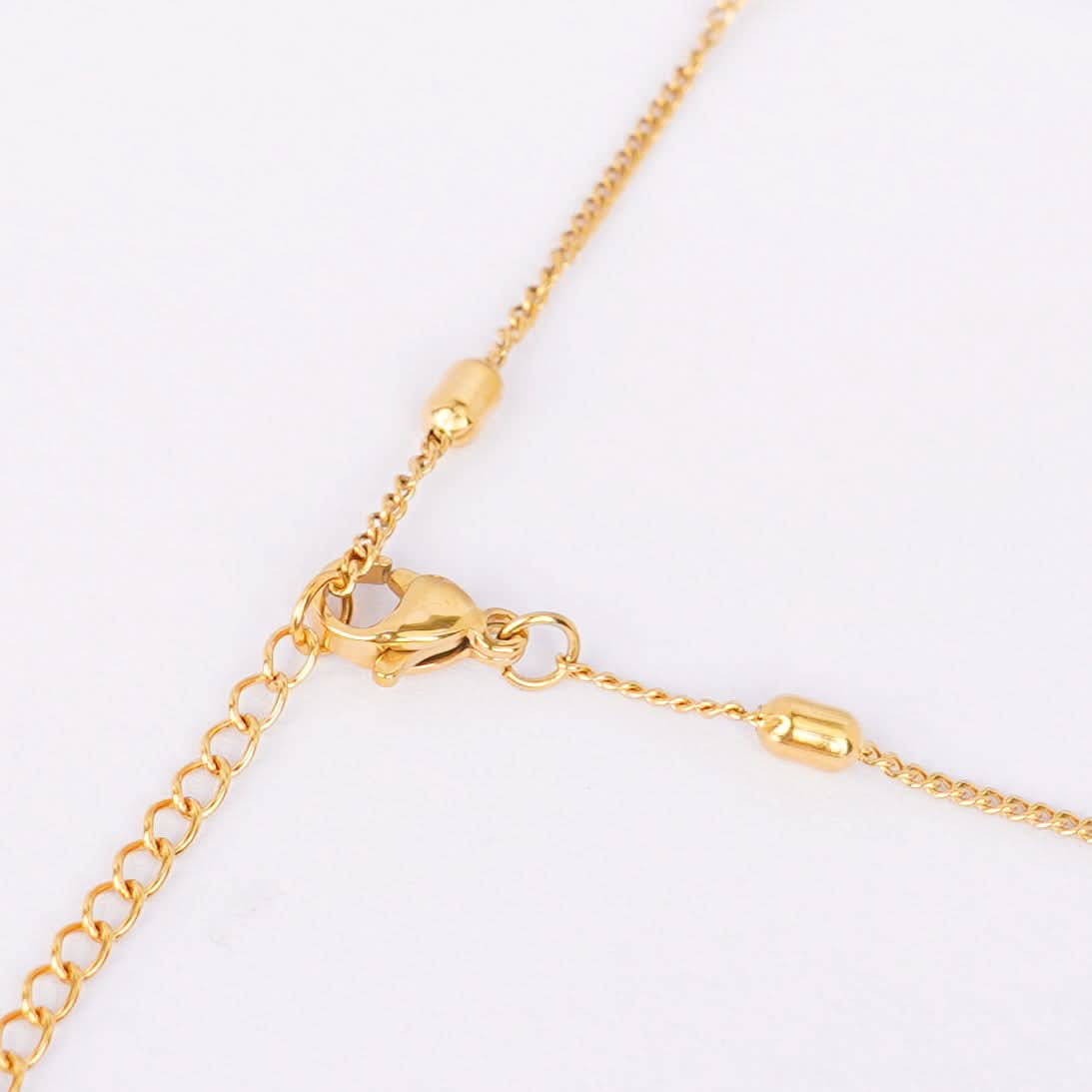 Elegant Pearl Bead Chain Necklace