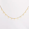Golden Blossom Pearl Necklace