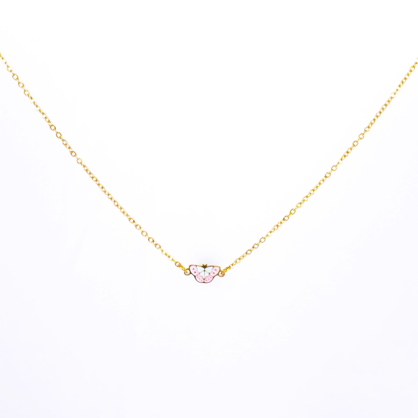 Pastel Butterfly Necklace