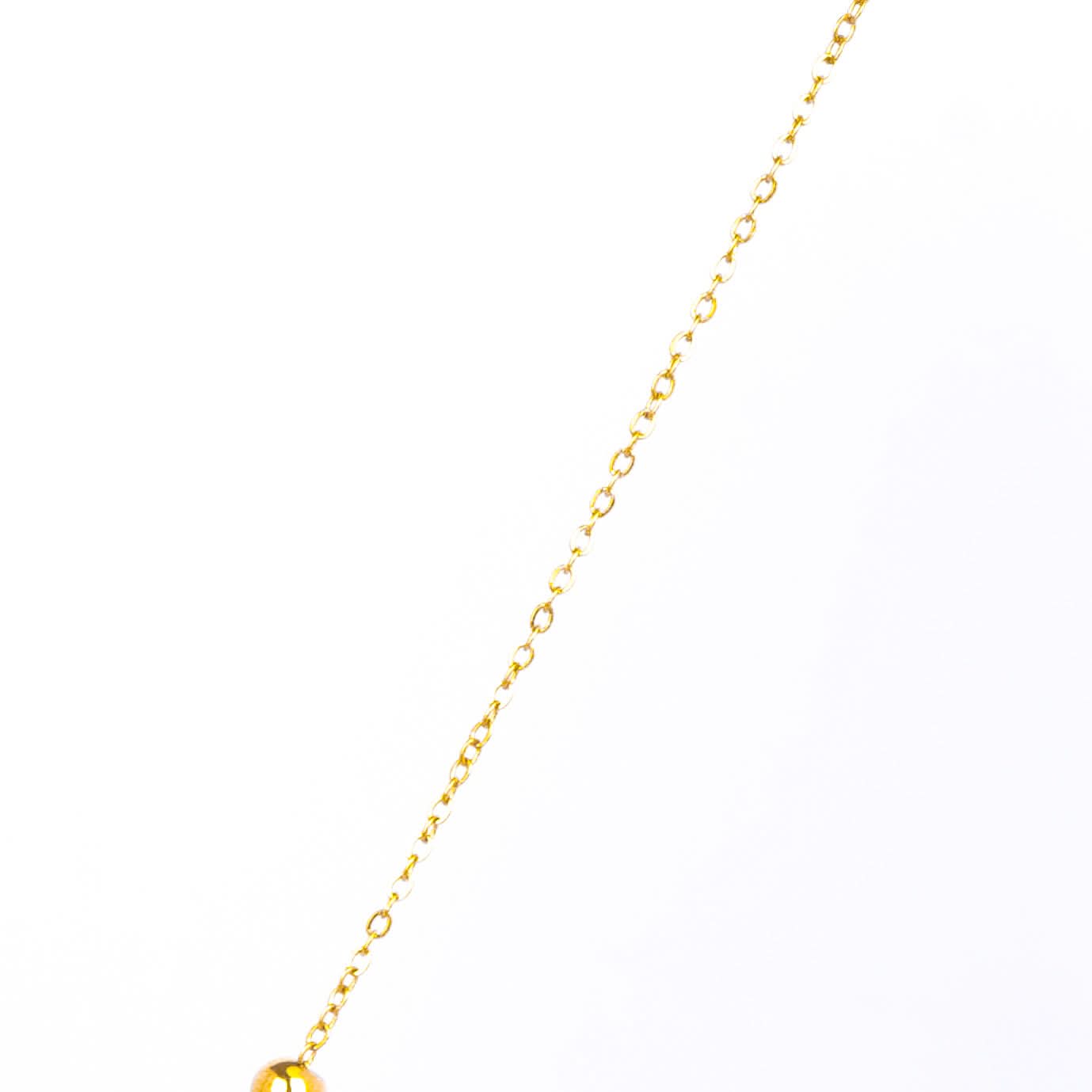 Golden Evil Eye Charm Necklace
