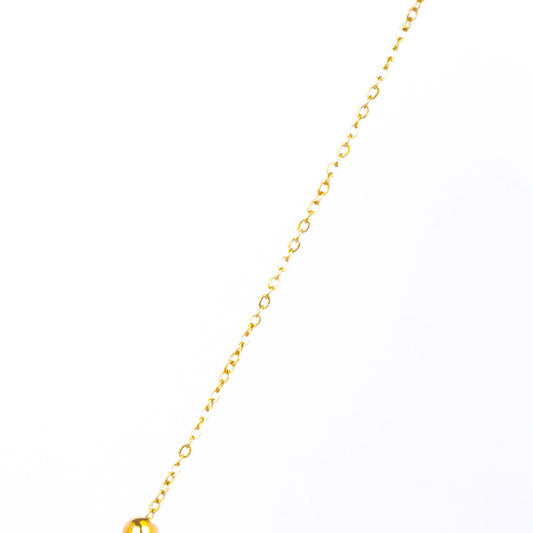 Golden Evil Eye Charm Necklace