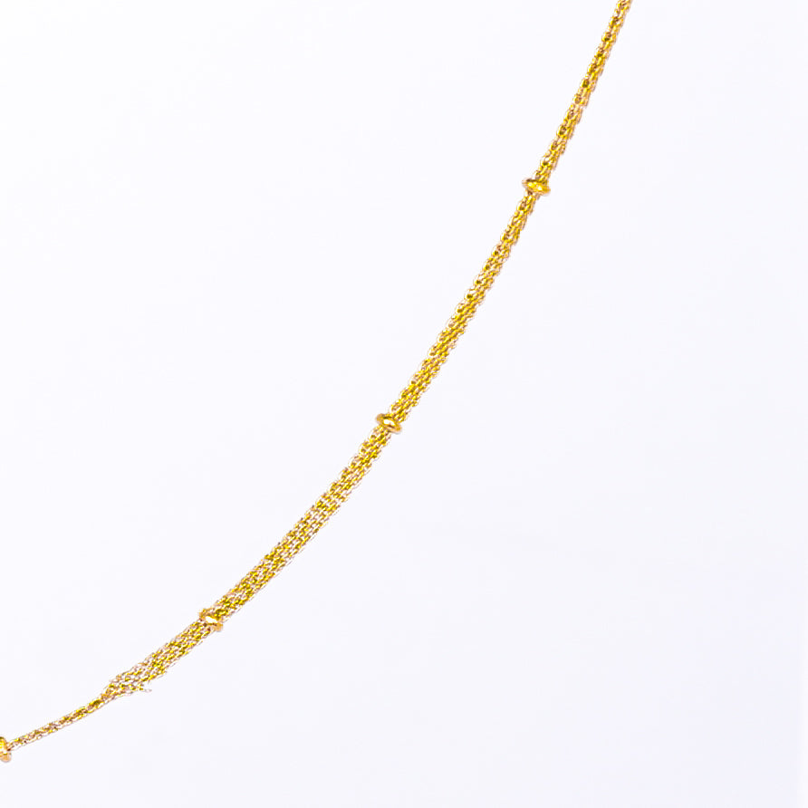 Classic Figaro Gold Chain Necklace