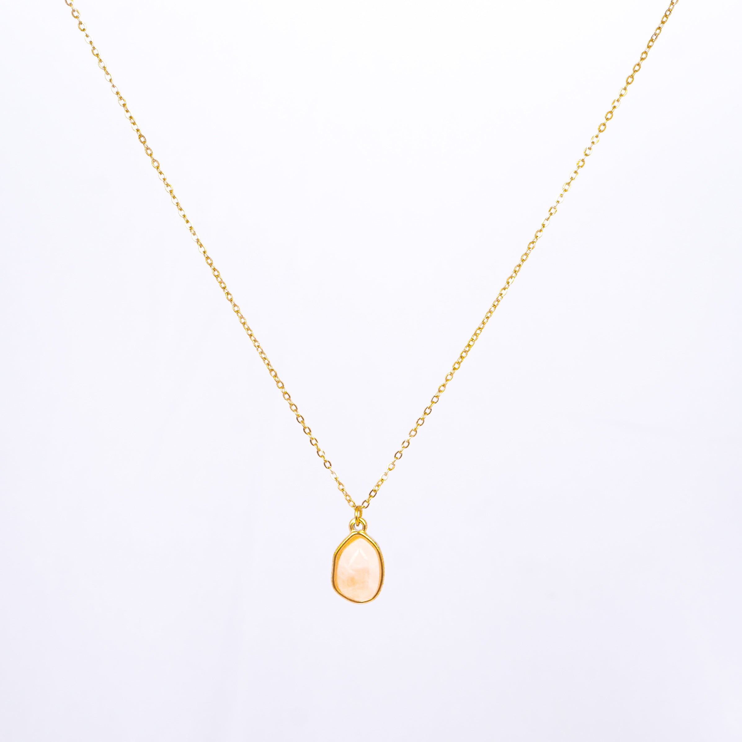 Earth Stone Geometry Necklace