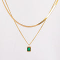 Imperial Emerald Dual-Layered Collier