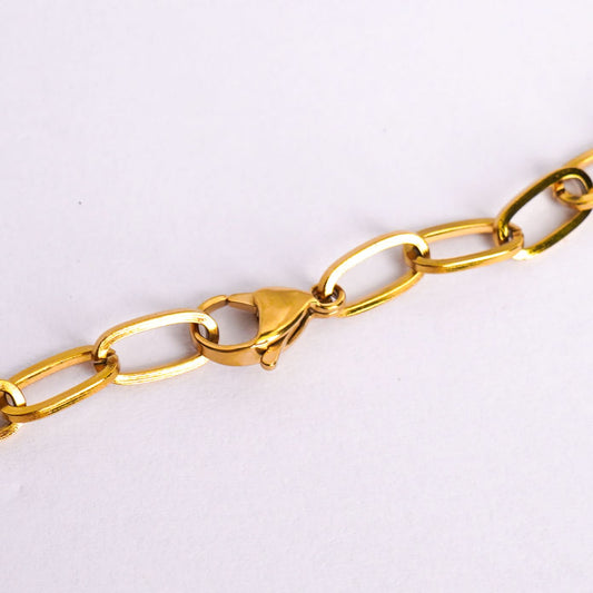 Golden Link Chain Necklace