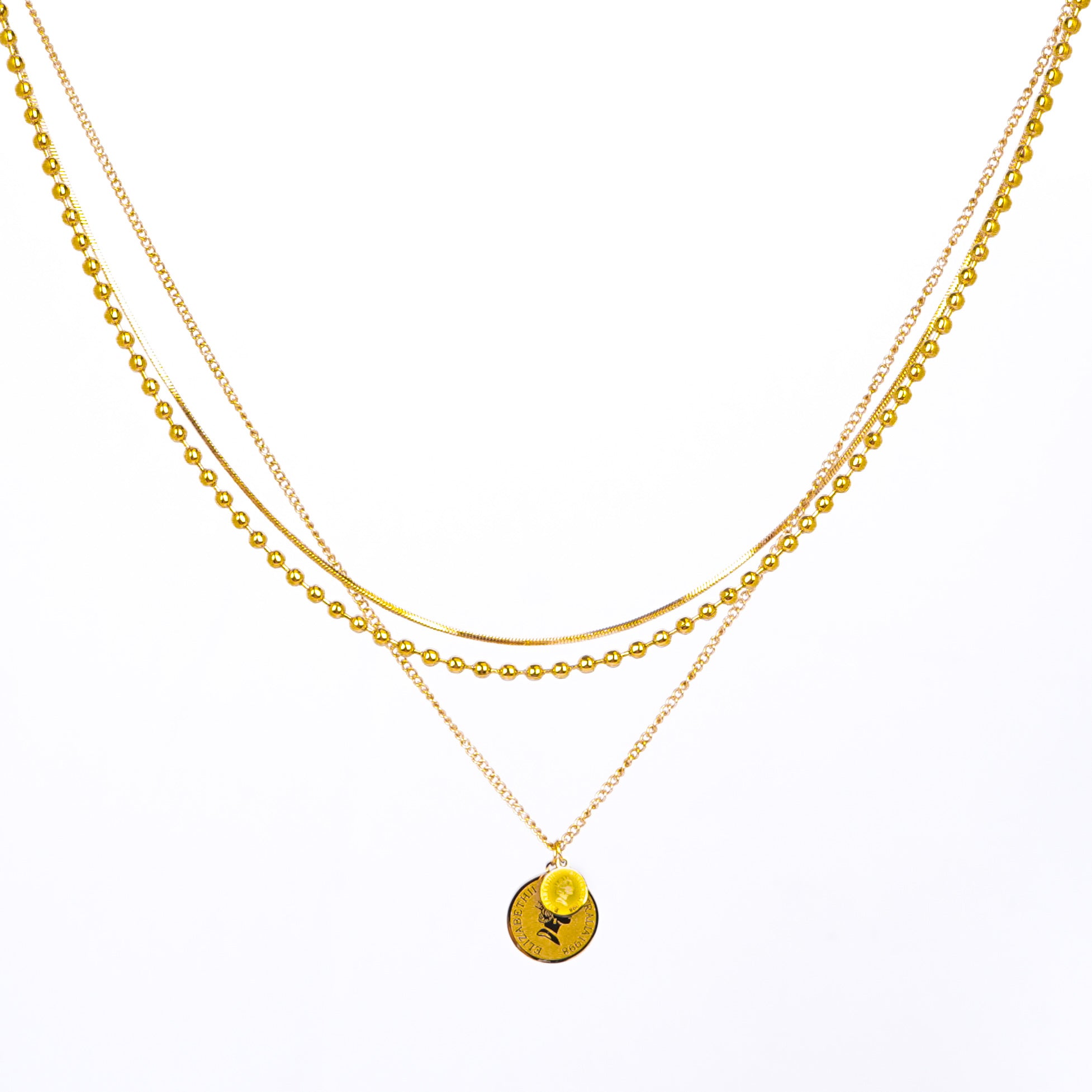 Modern Gold Fashion Necklace