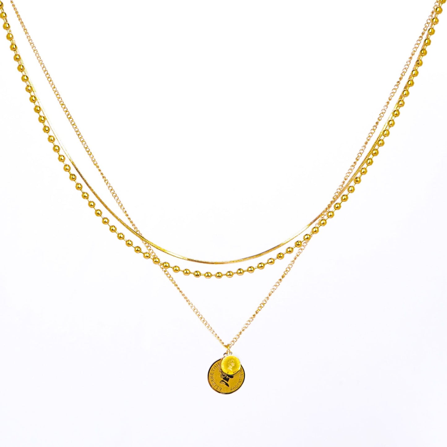 Modern Gold Fashion Necklace