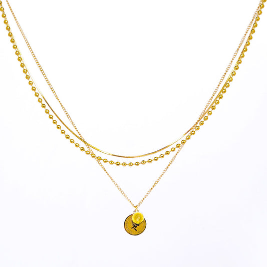 Modern Gold Fashion Necklace