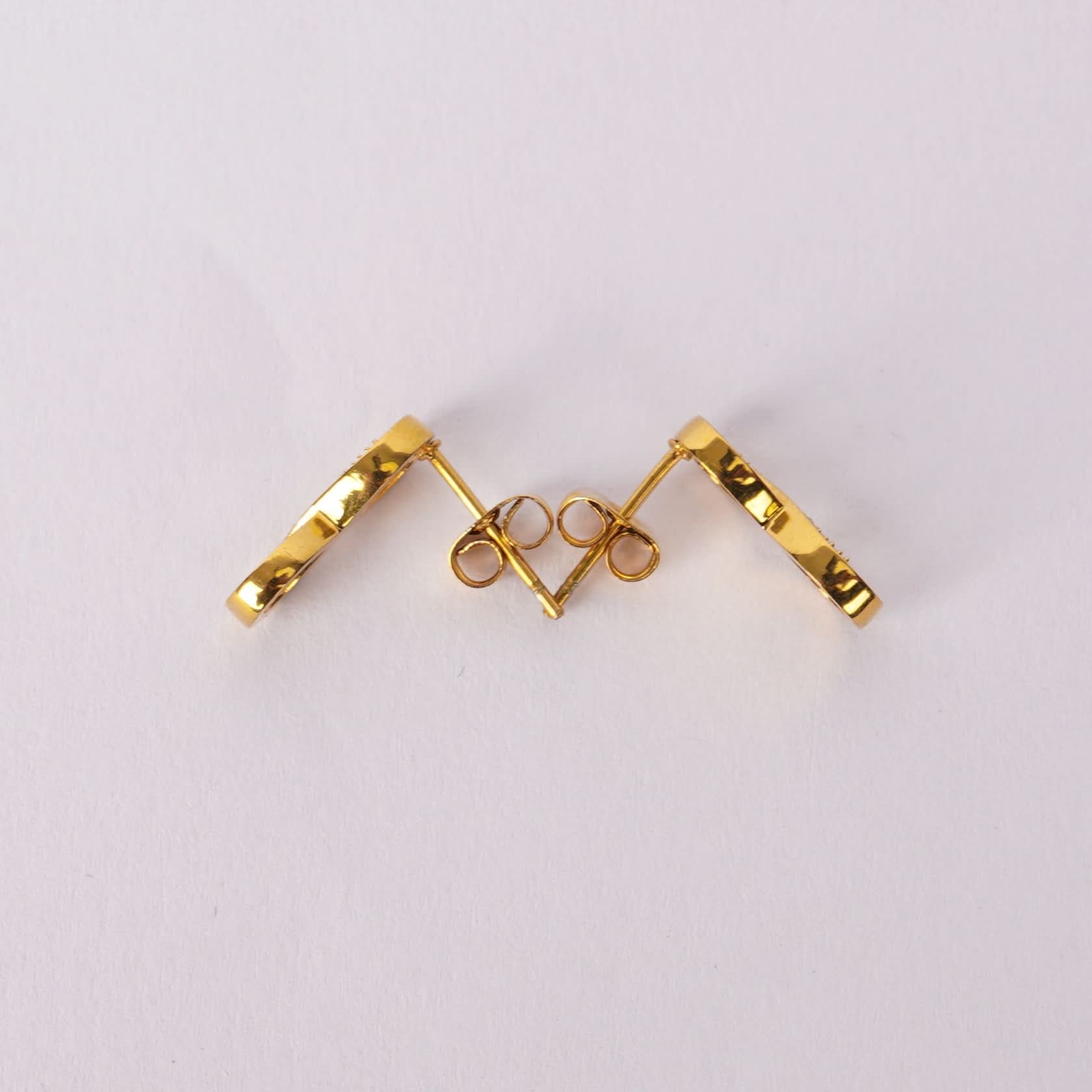 Minimal Gold Hoop Combo
