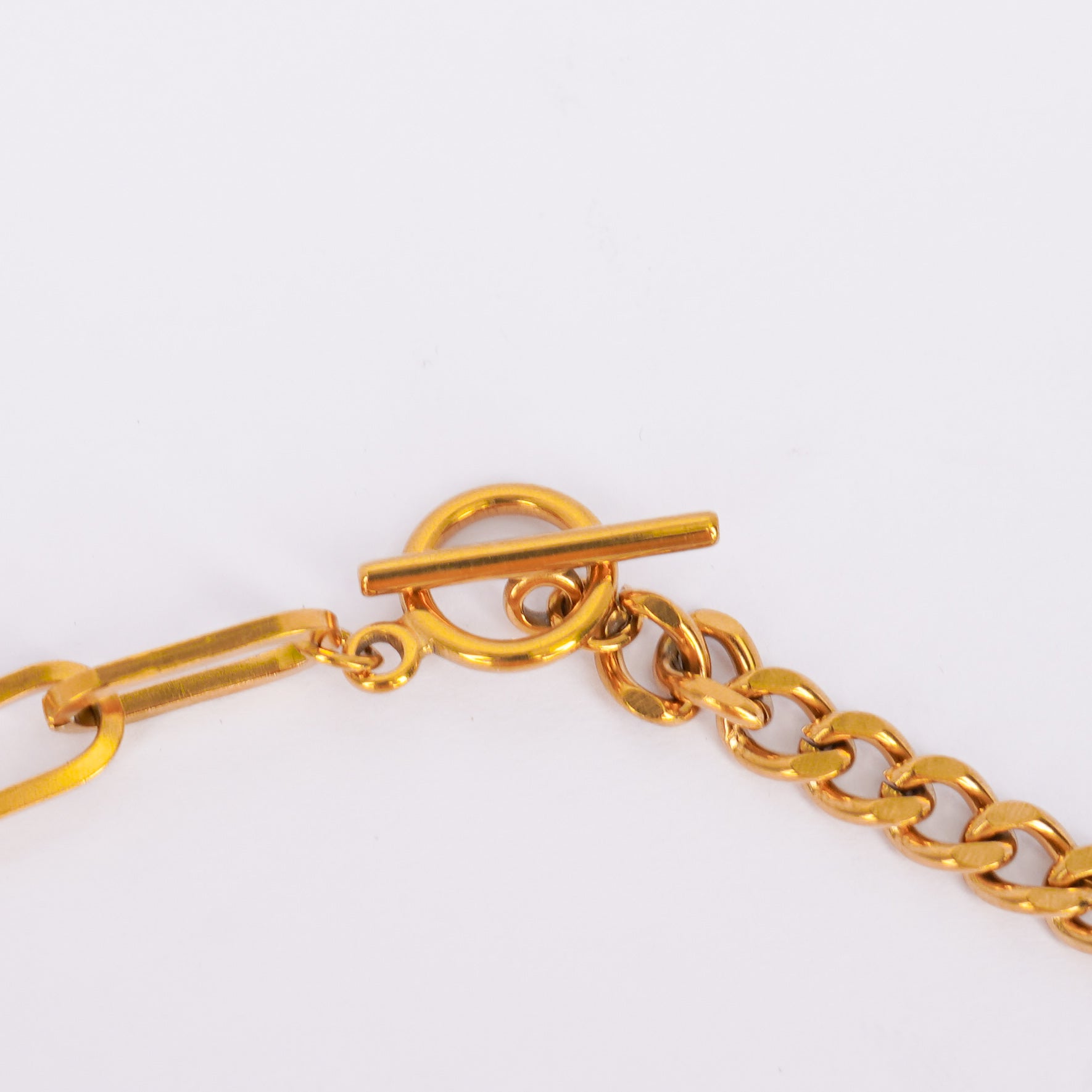 Multi-Chain Heart Pearl Necklace