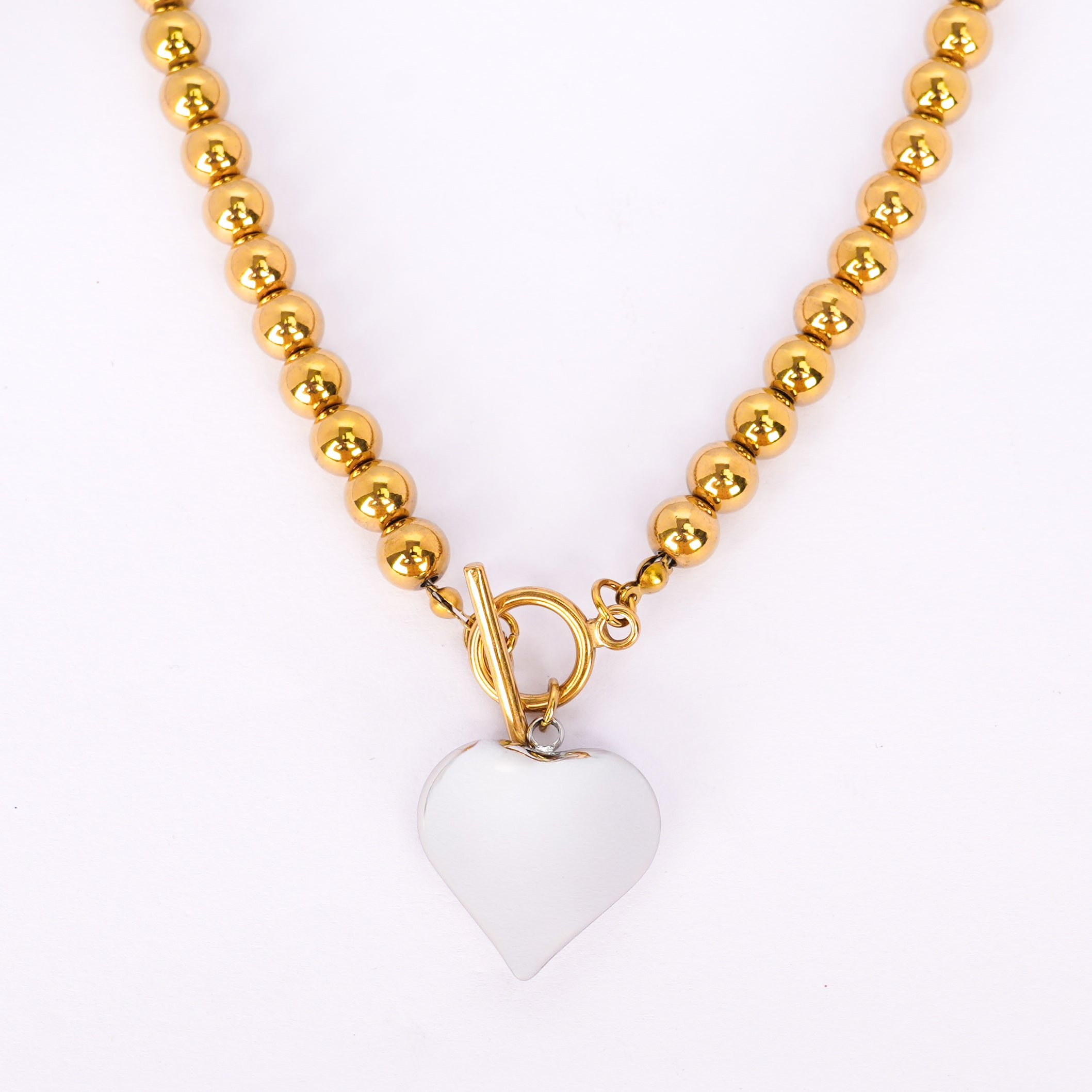 Gilded Lyric Strand Necklace