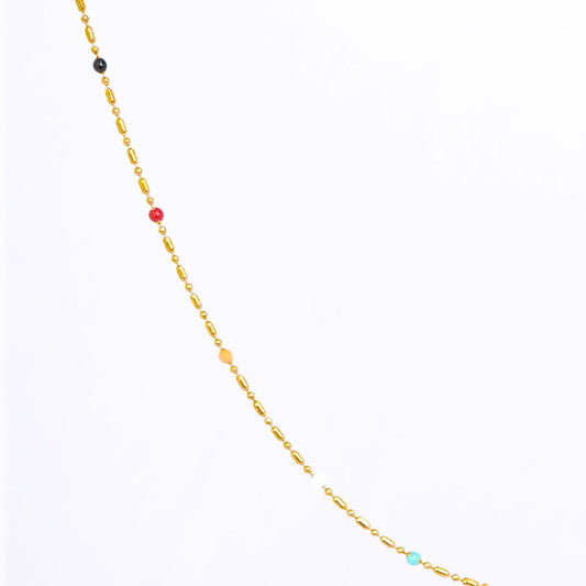 Lunaria Double Ring Chain
