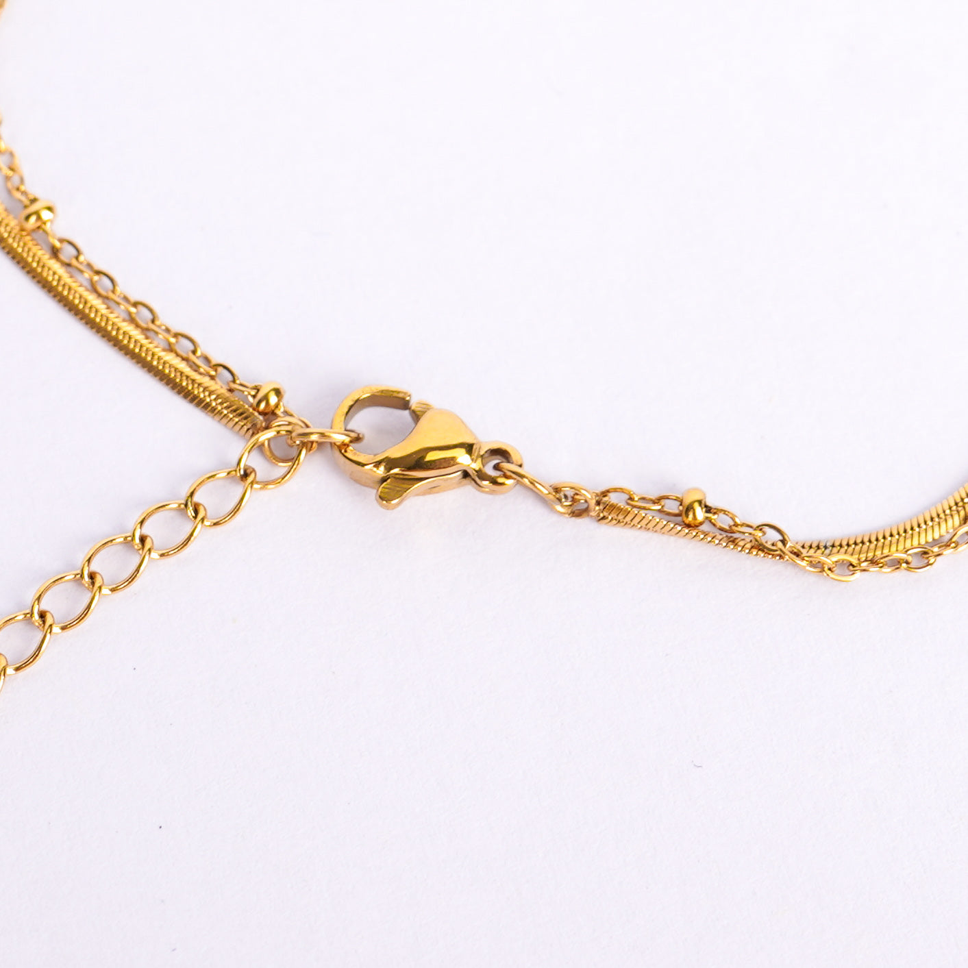 Love Heart Gold Anklet