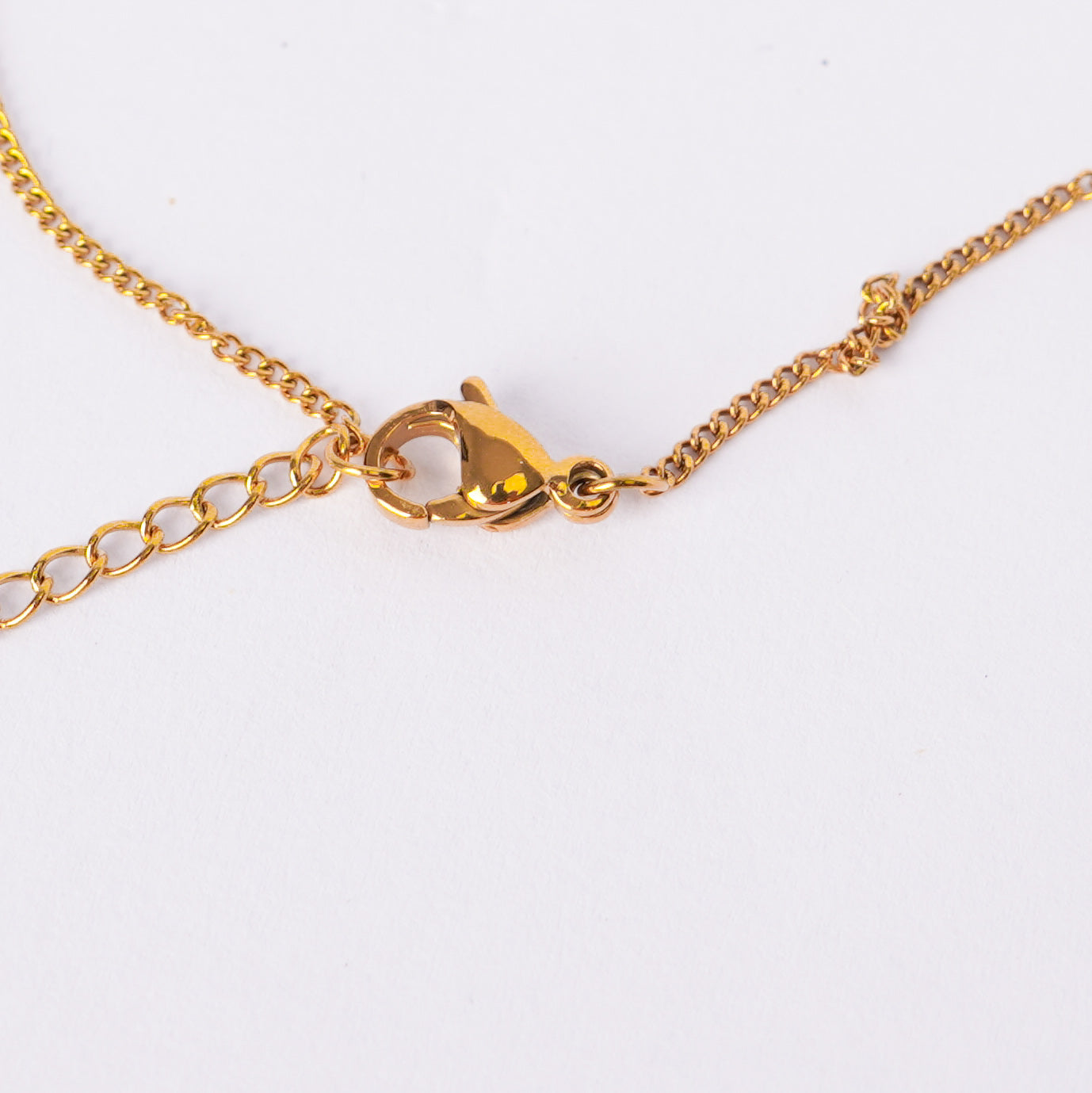 Golden Heart Drop Anklet