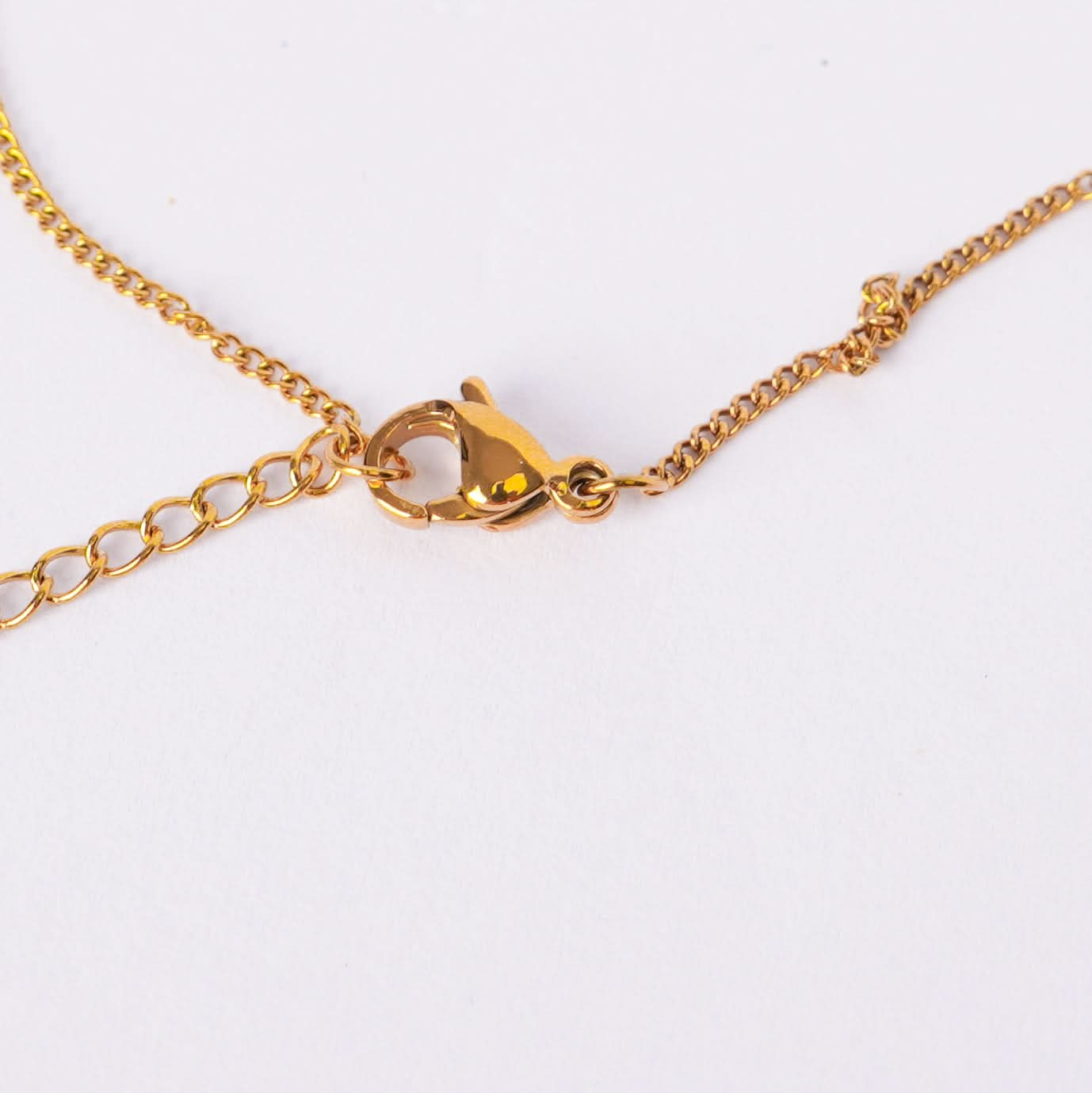 Golden Heart Drop Anklet
