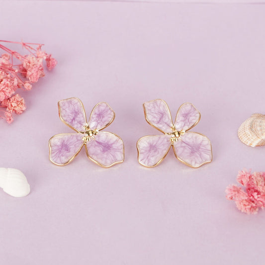 Lavender Bloom Earrings