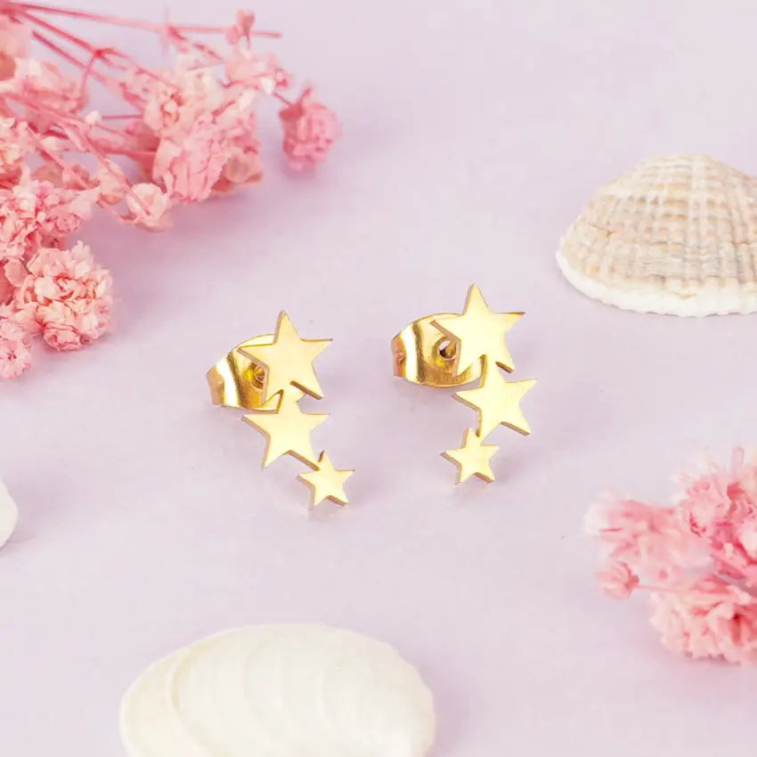 Star Cluster Stud Earrings