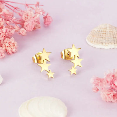 Star Cluster Stud Earrings