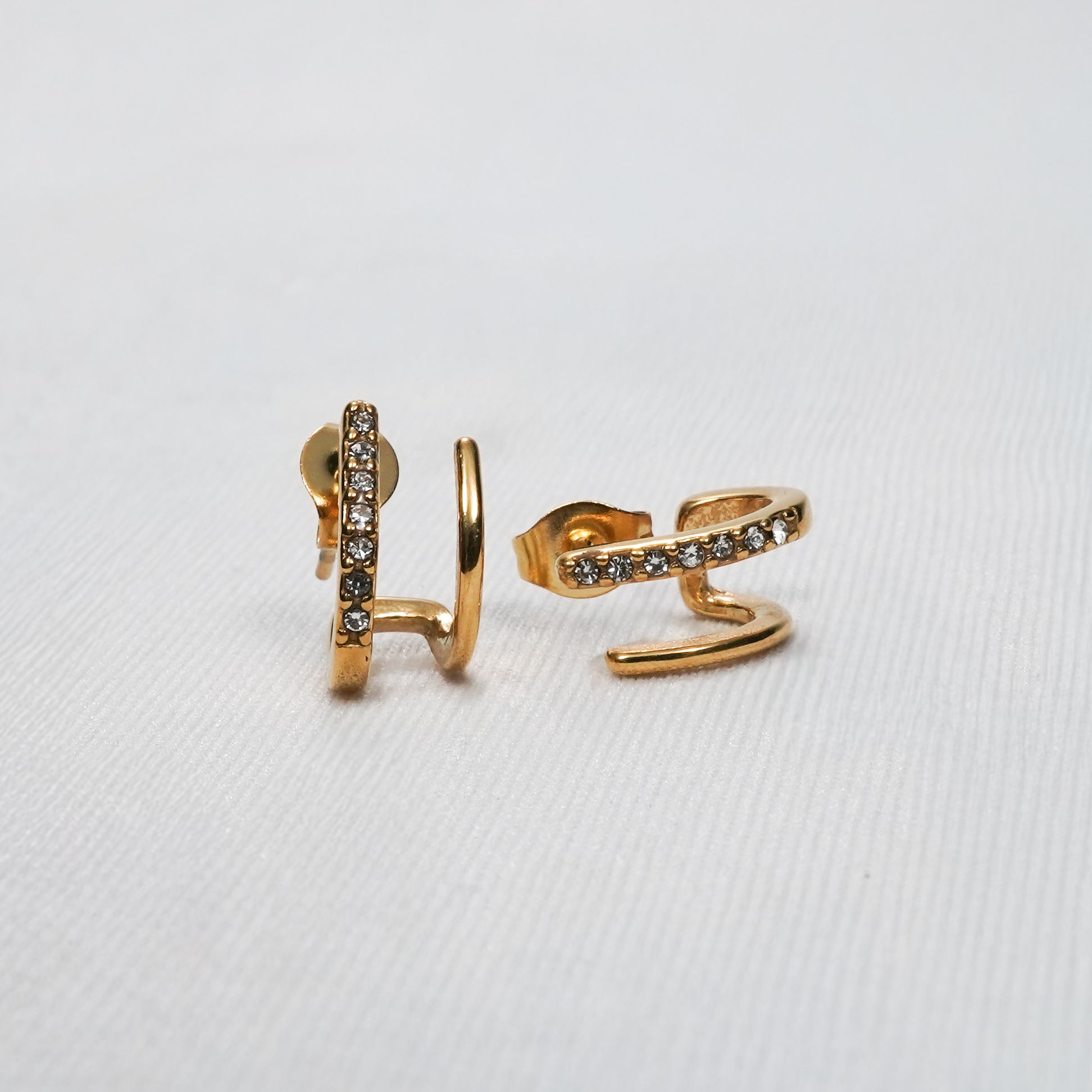 Amore Modern Hoop Earrings
