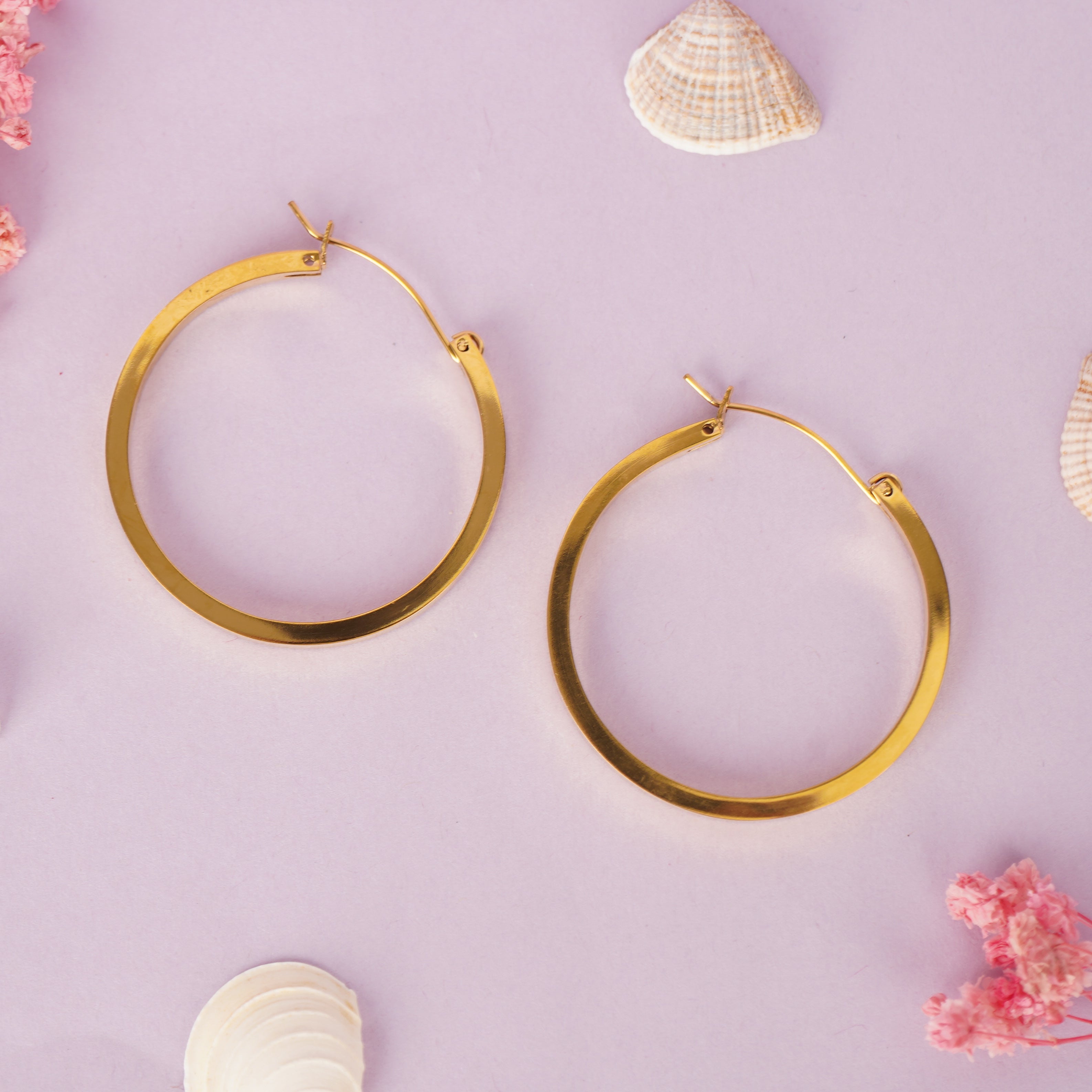 Classic Gold Hoop Earrings