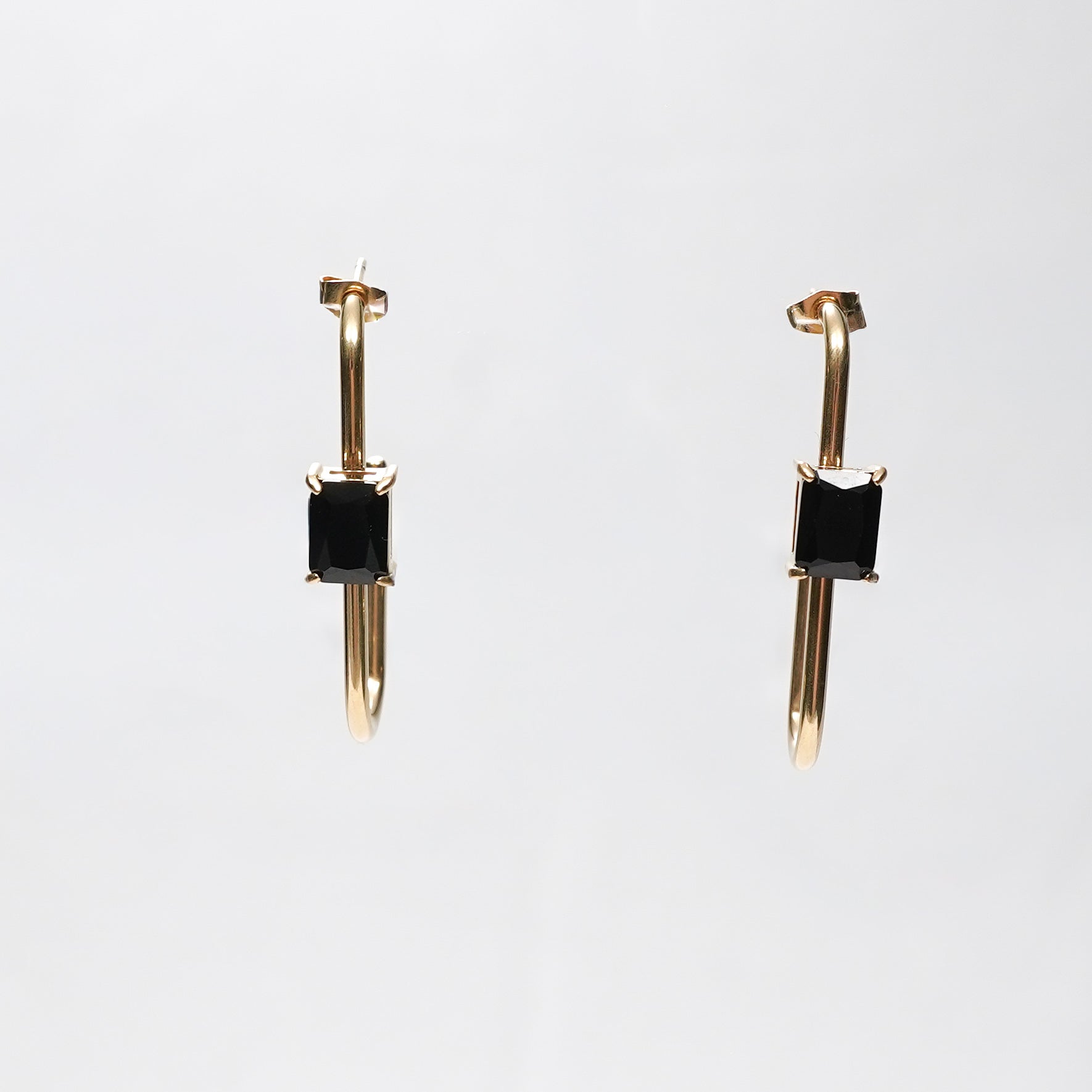 Geometric Bar Drop Earrings