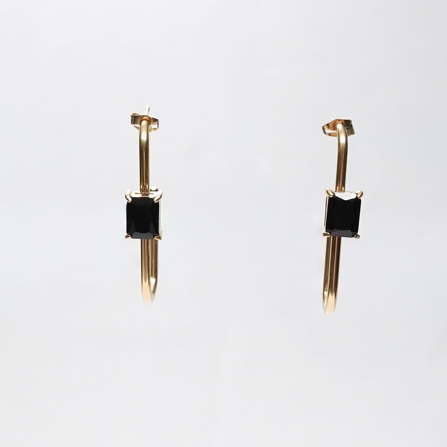Geometric Bar Drop Earrings