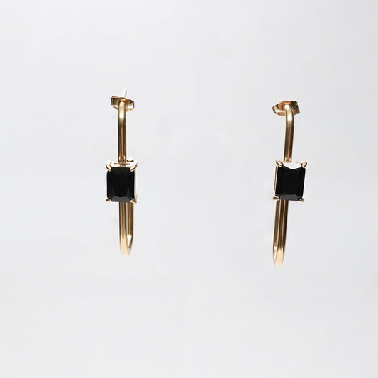 Geometric Bar Drop Earrings