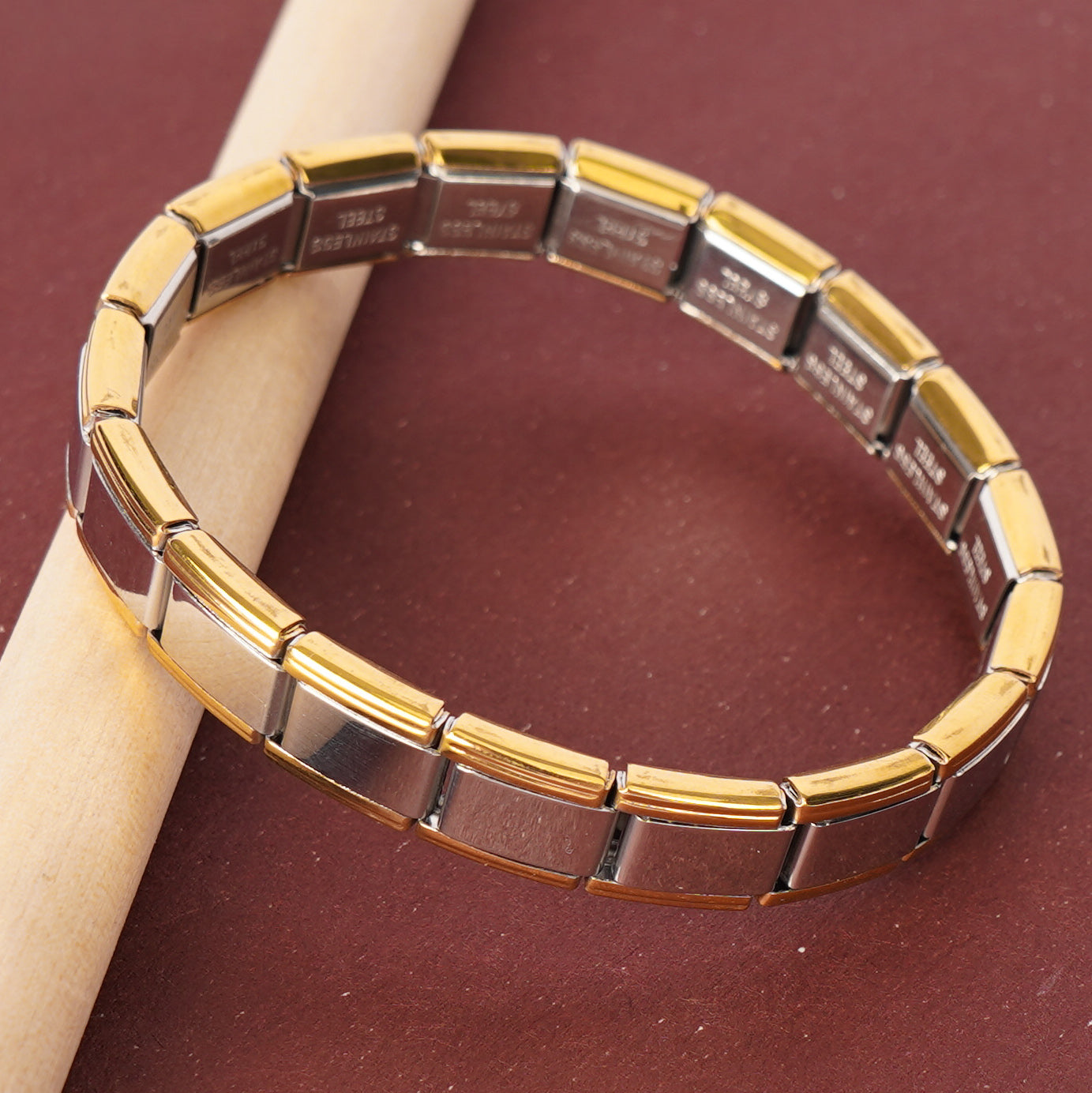 Dual Tone Prestige Link Bracelet
