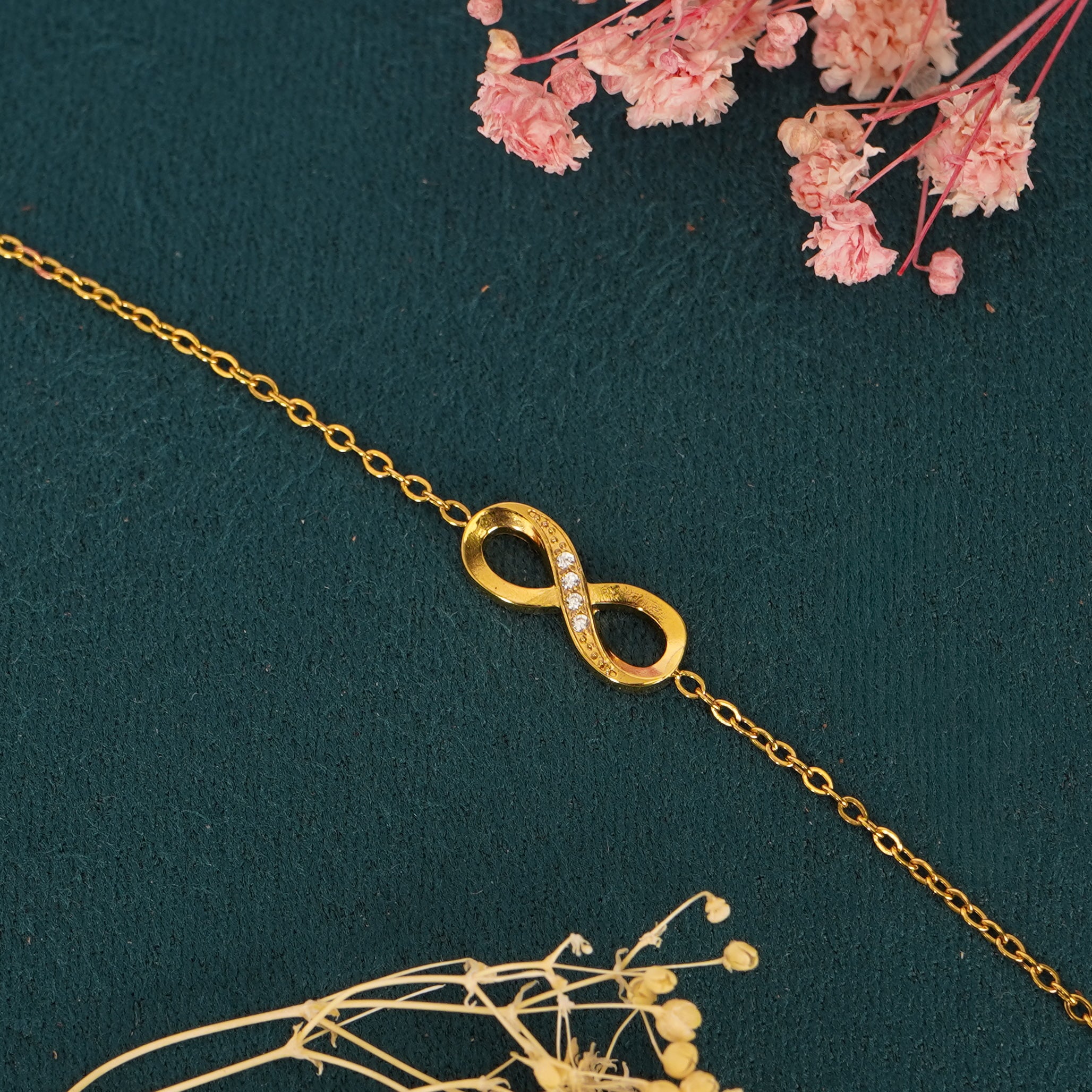Infinity Love Gold Bracelet
