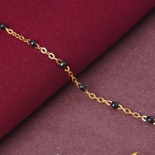 Bulky Heart Charm Mangalsutra