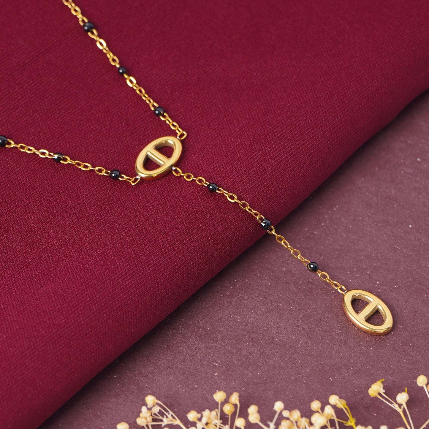 Minimal Drop Pendant Mangalsutra