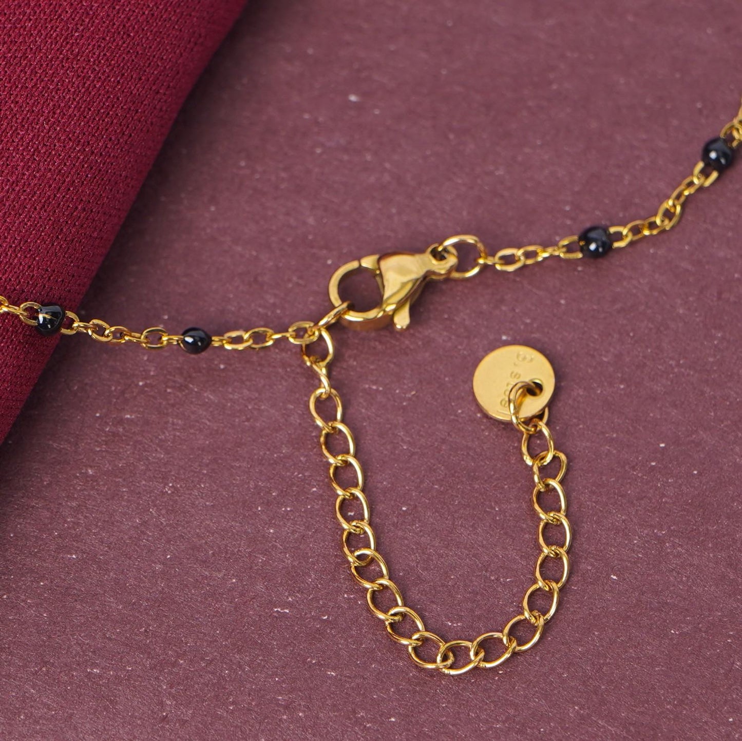 Bulky Heart Charm Mangalsutra