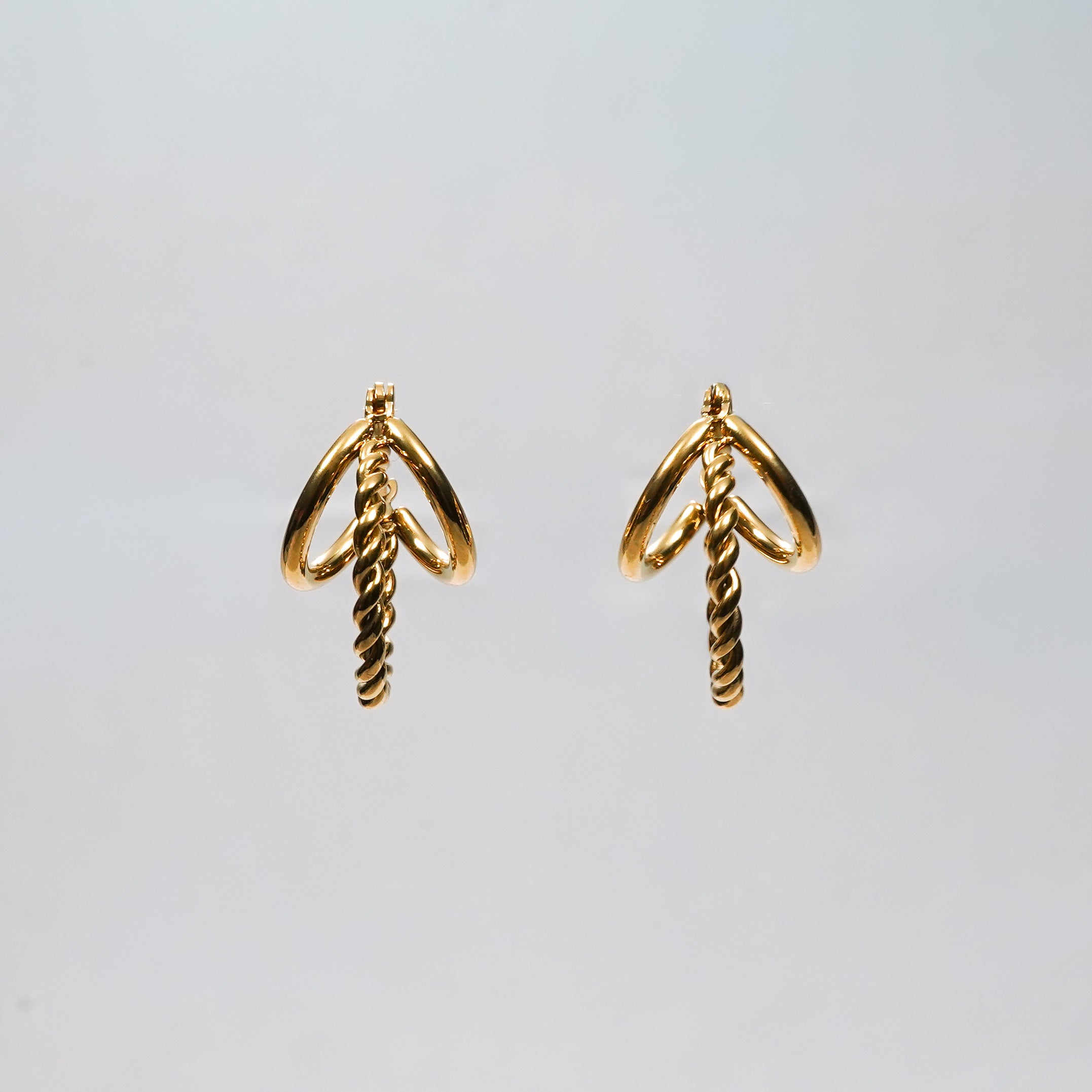 Edge Elegant Stud Earrings
