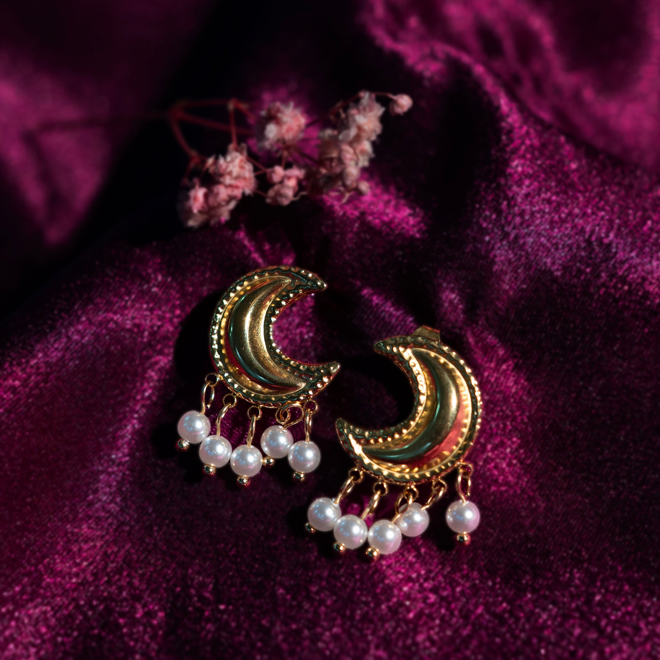 Flora Modern Hoop Earrings