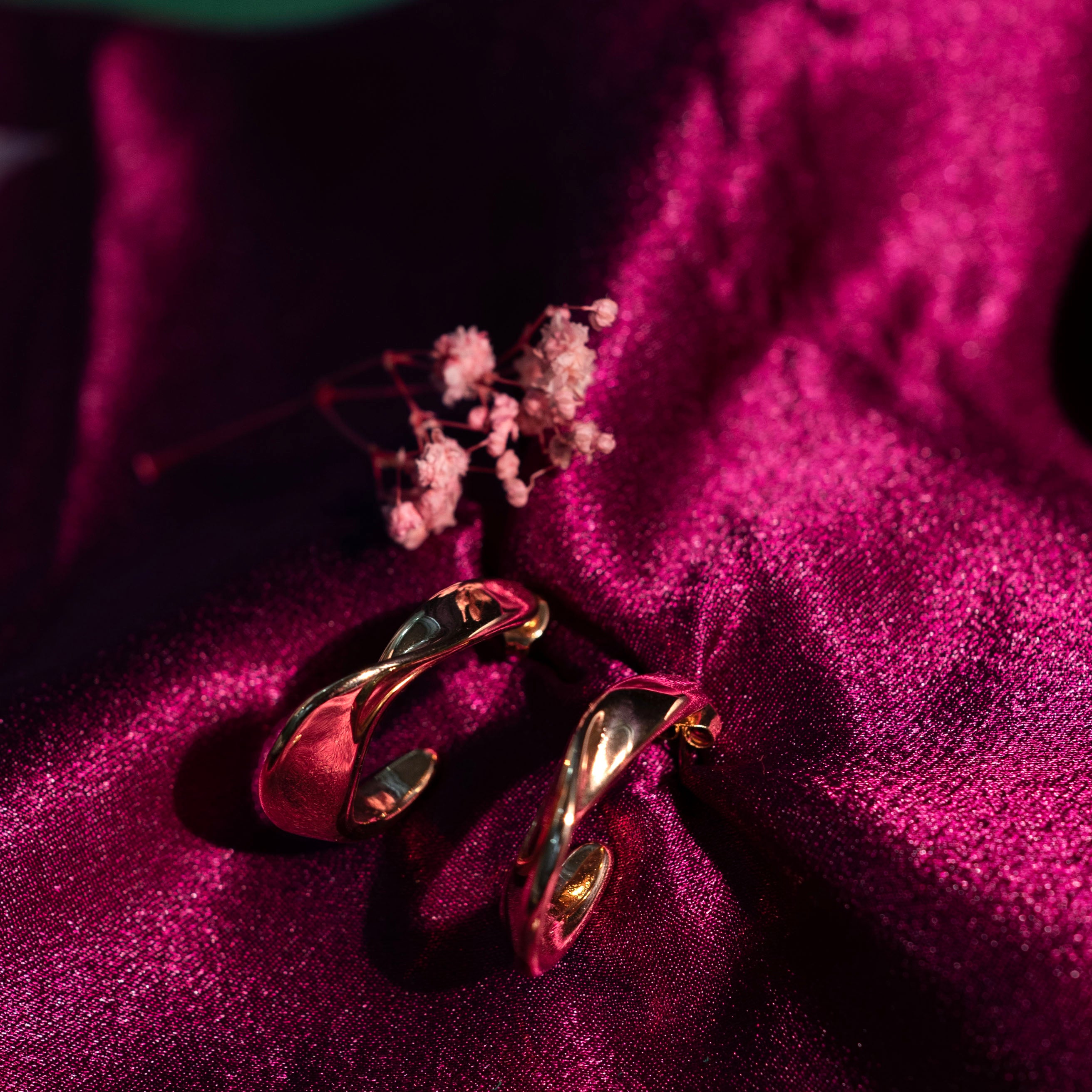 Edge Statement Drop Earrings