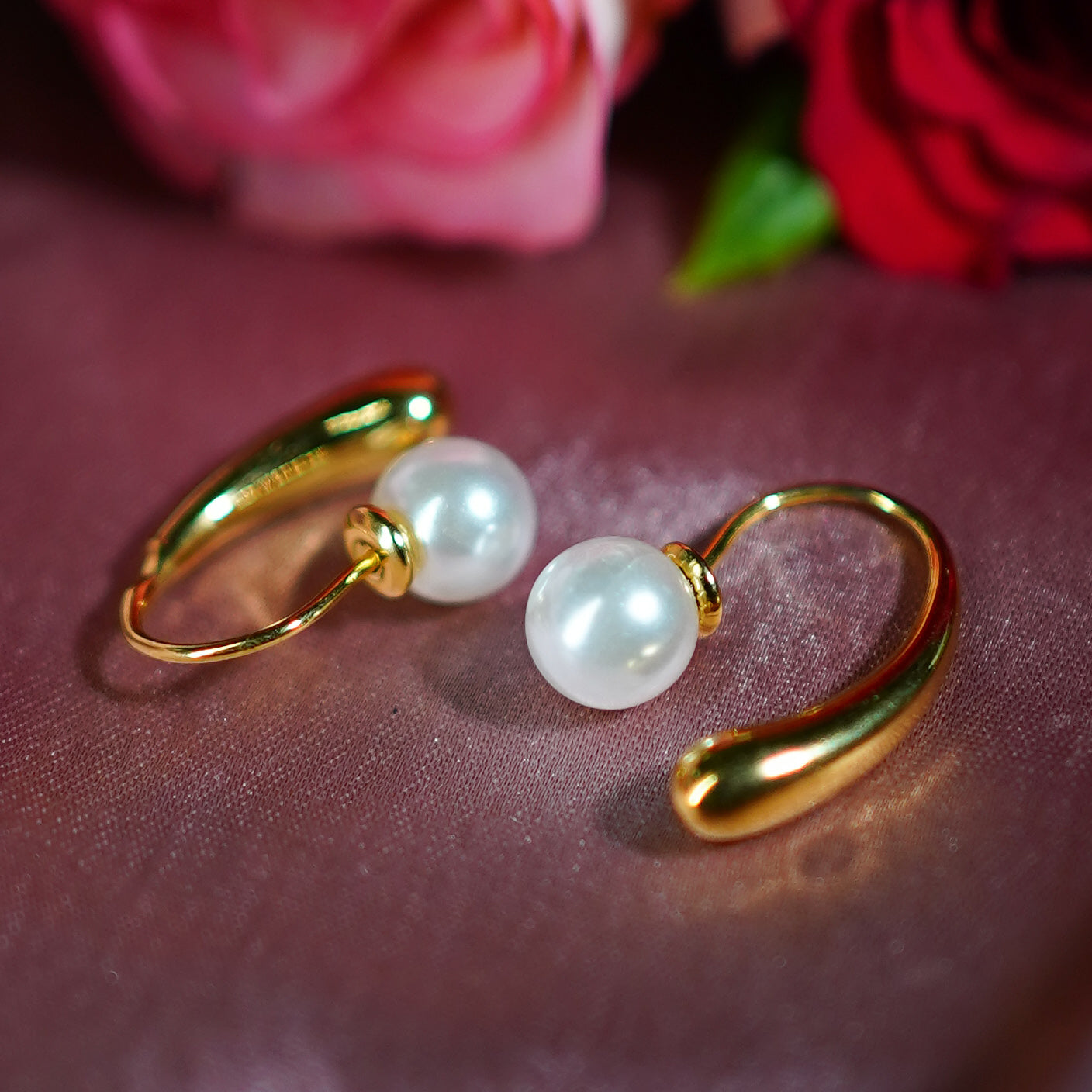 Edge Statement Drop Earrings