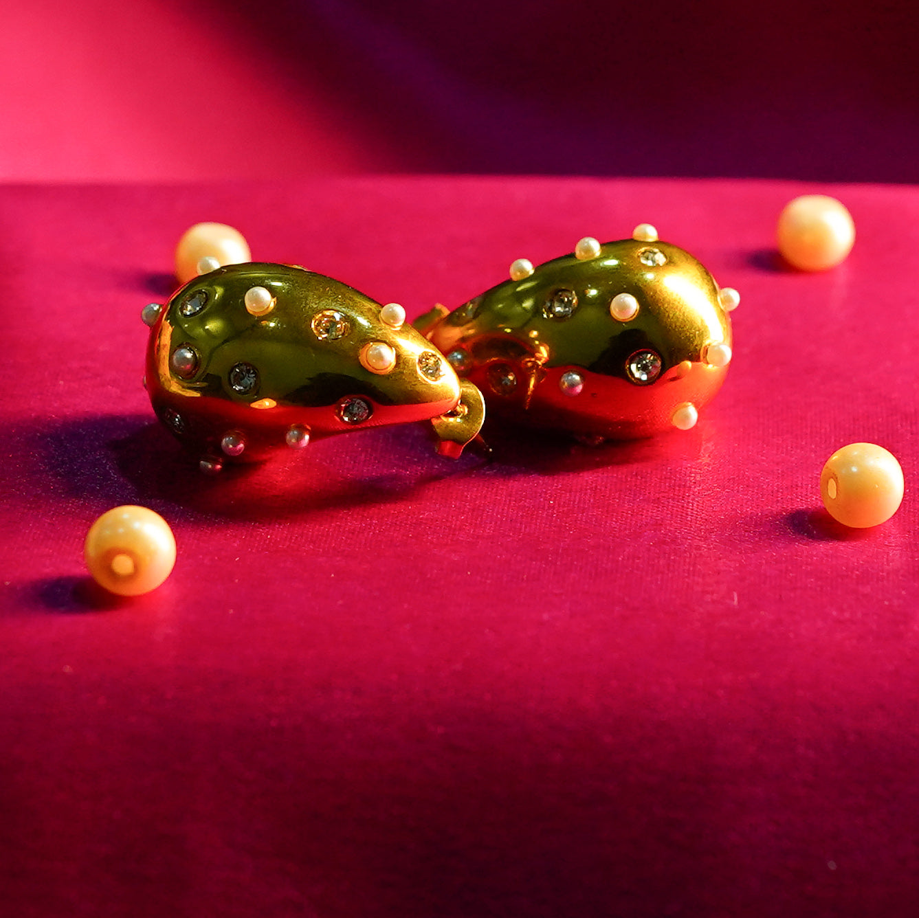 Celeste Statement Drop Earrings