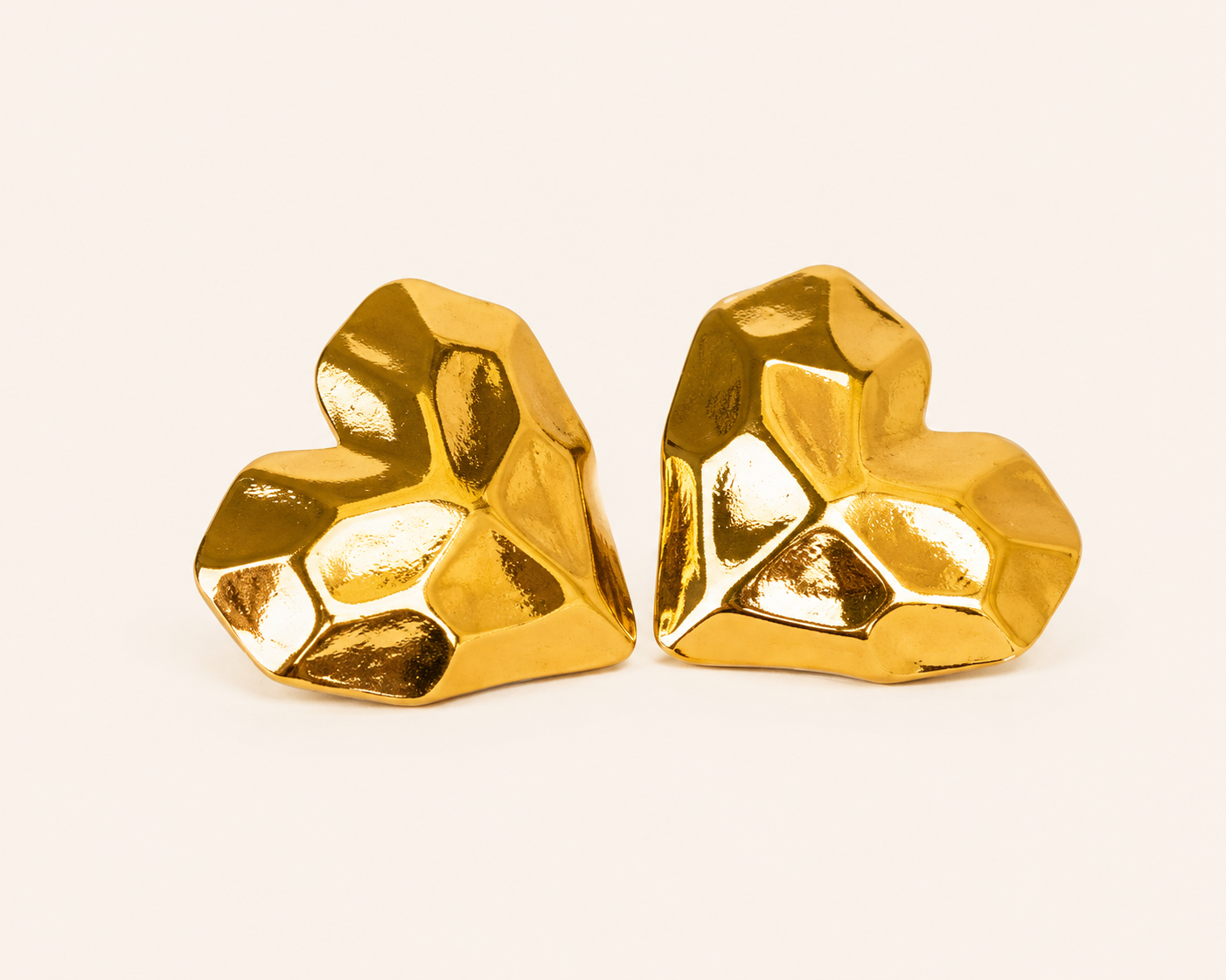 Royal Gold Texture Earrings
